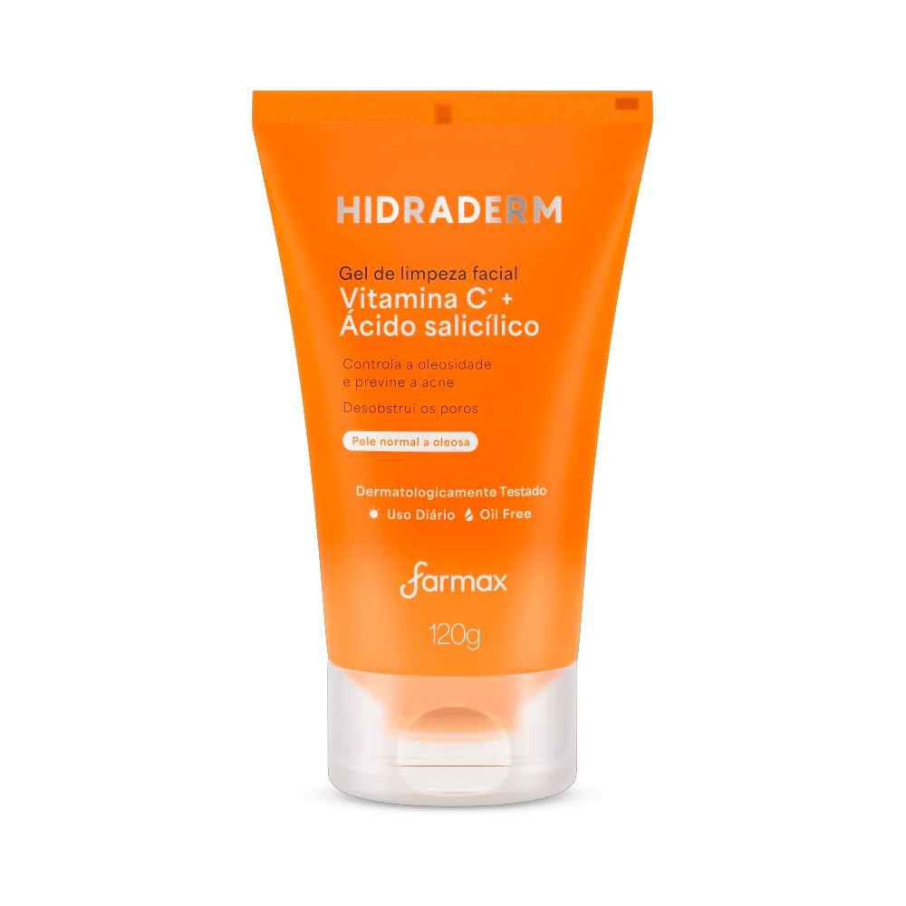 Gel De Limpeza Facial Hidraderm Vitamina C 120g