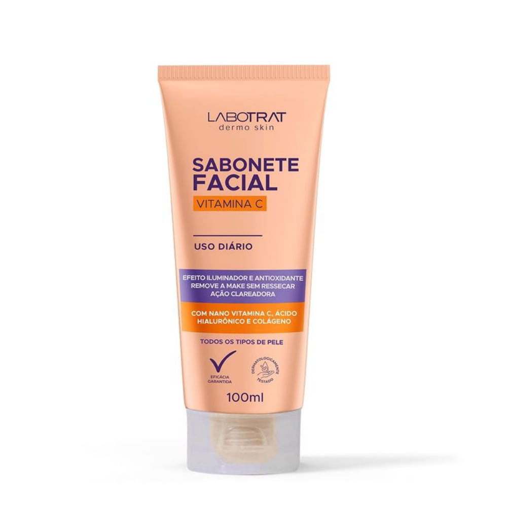 Sabonete Líquido Facial Labotrat Vitamina C 100ml