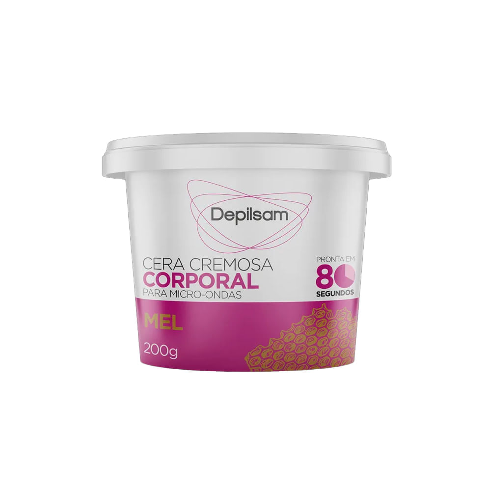 Cera Quente Depilsam Para Microondas Mel 200g