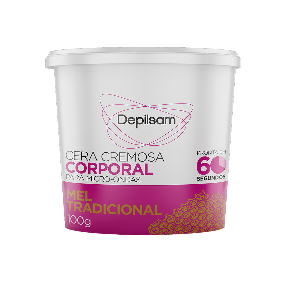 Cera Quente Depilsam Para Microondas Mel 100g