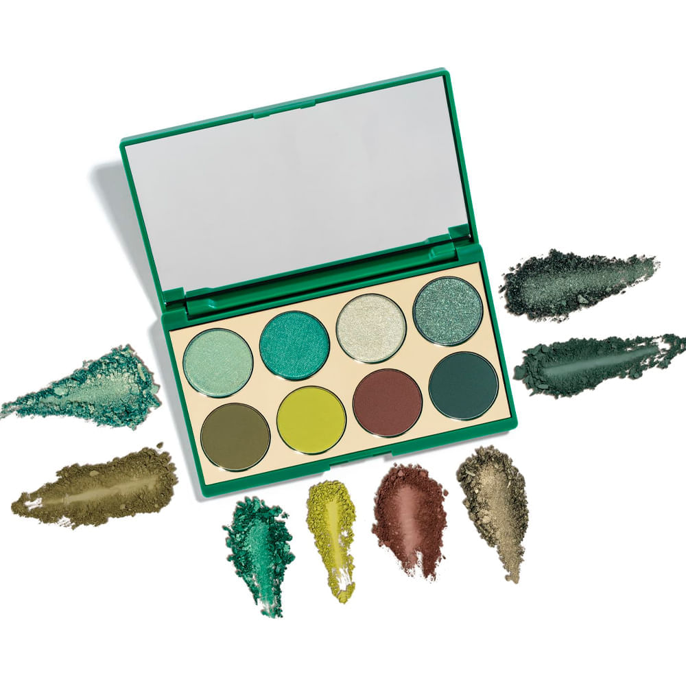 Paleta De Sombras Eudora Niina Secrets Green 5,6g