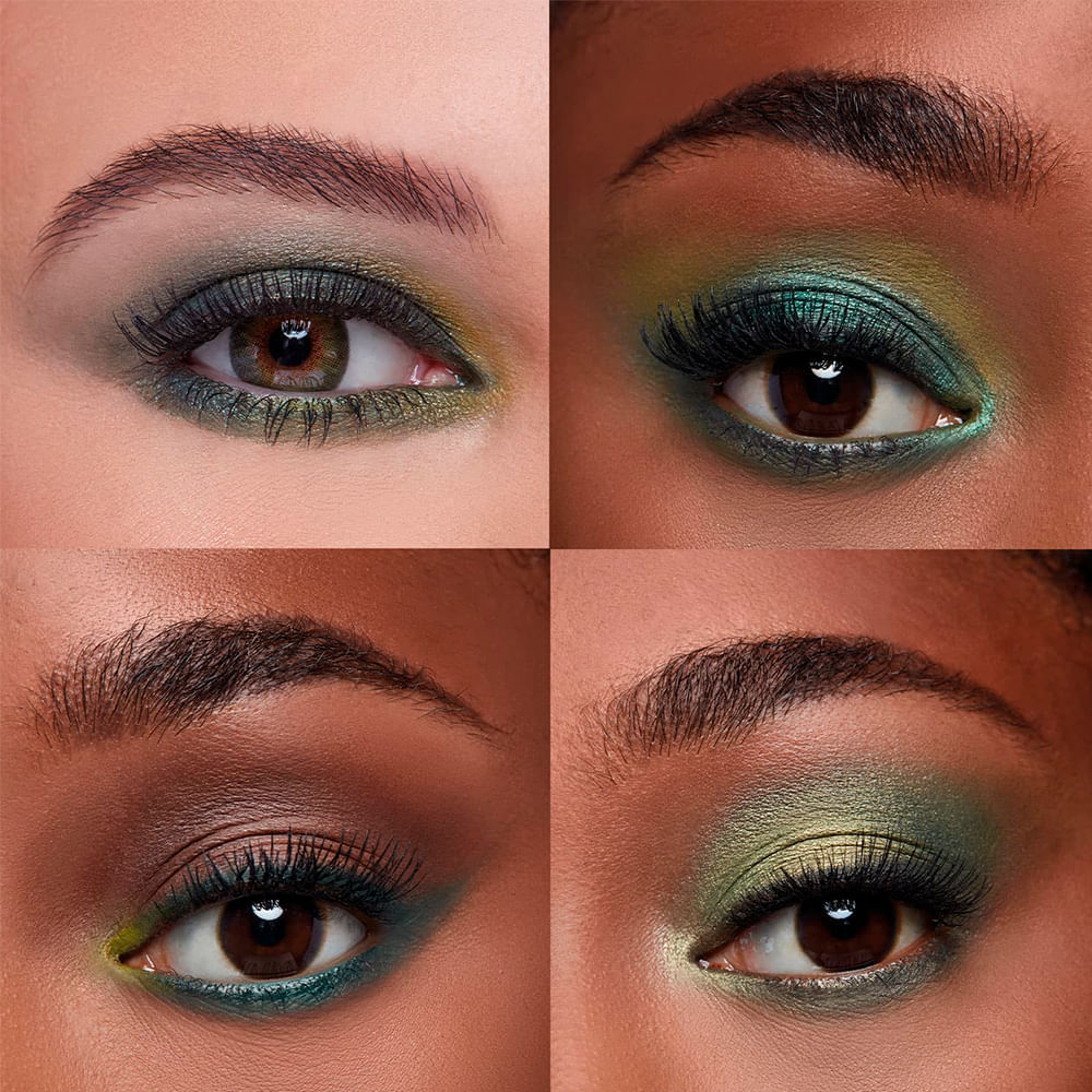 Paleta De Sombras Eudora Niina Secrets Green 5,6g