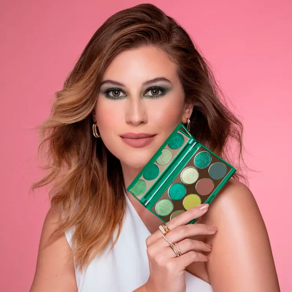 Paleta De Sombras Eudora Niina Secrets Green 5,6g