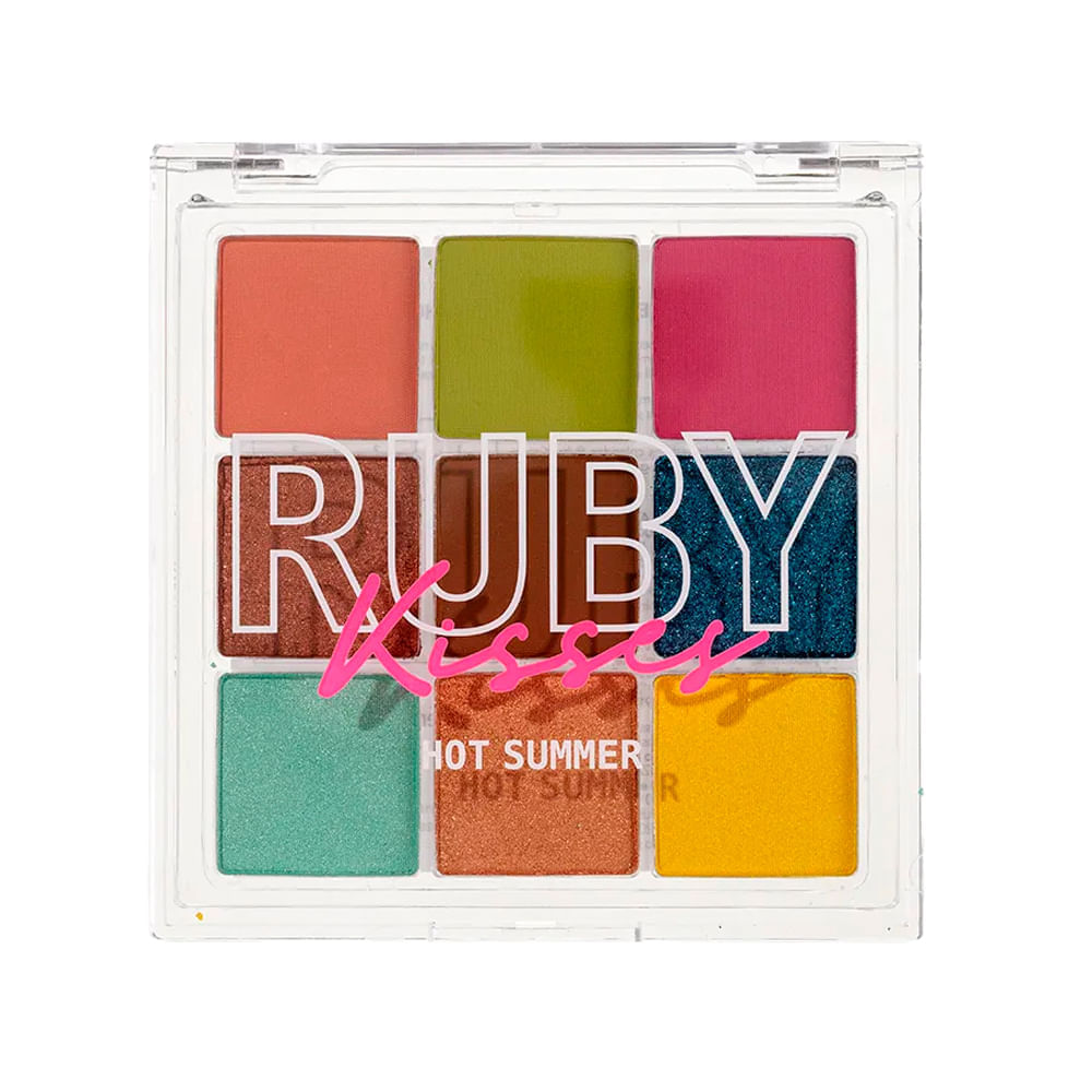 Paleta De Sombras Ruby Kisses Memories Collection Hot Summer