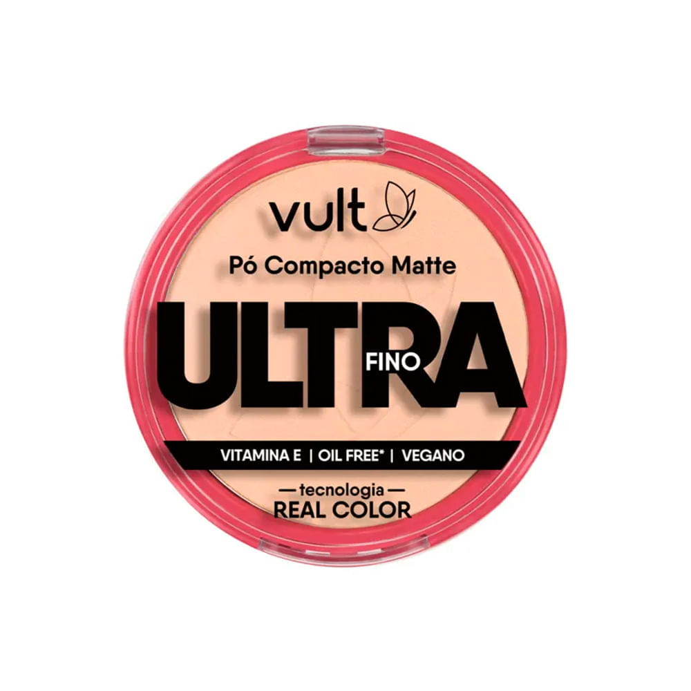 Pó Compacto Matte Vult Ultra Fino - V410