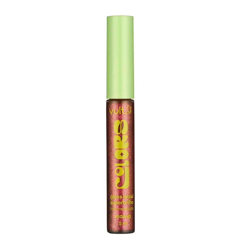 Gloss Labial Vult Superbrilho Translúcido Rosa 5ml
