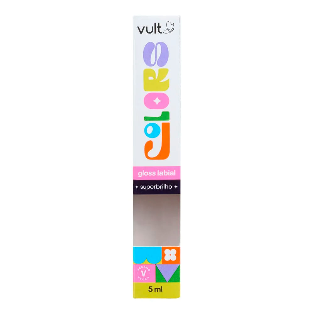 Gloss Labial Vult Superbrilho Translúcido Rosa 5ml