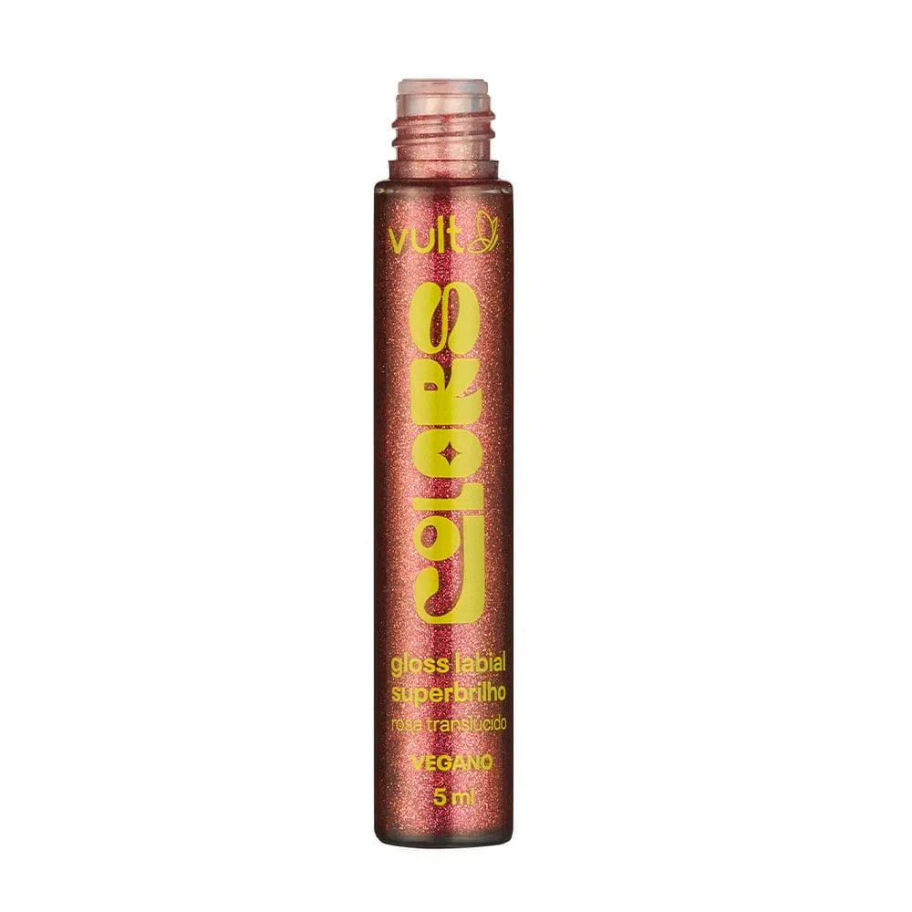 Gloss Labial Vult Superbrilho Translúcido Rosa 5ml