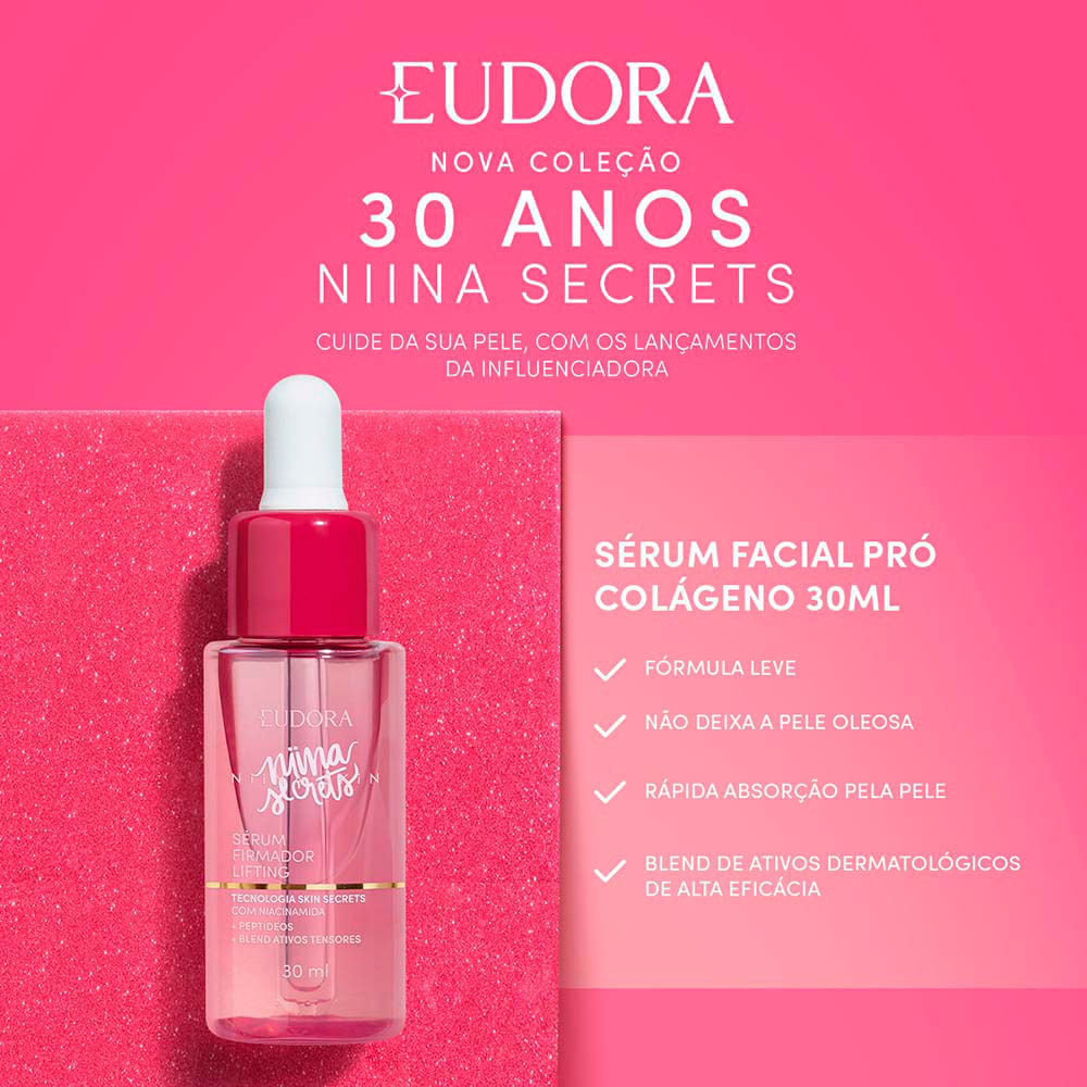 Sérum Facial Niina Secrets Firmador Lifting 30ml