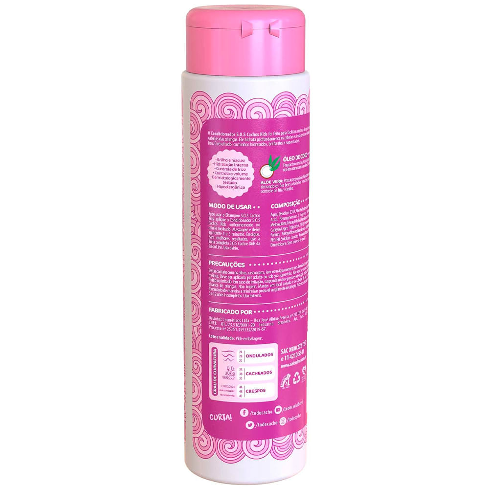 Condicionador Salon Line S.O.S Cachos Kids 300ml