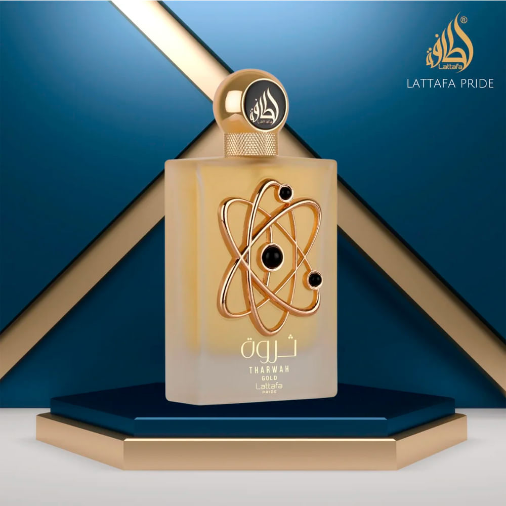 Perfume Árabe Feminino Lataffa Tharwah Gold Eau de Parfum 100ml