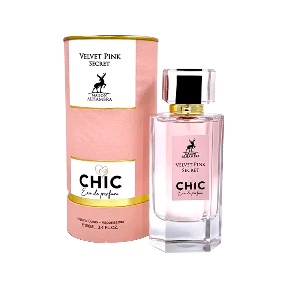 Maison Alhambra Chic Velvet Pink Secret Eau de Parfum Perfume Feminino 100ml