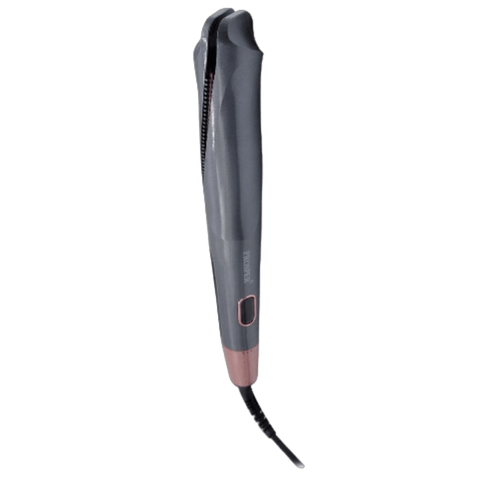 Prosper Chapa Curl Straight Confince 2 Em 1 Cinza/Rosa Model P-1111
