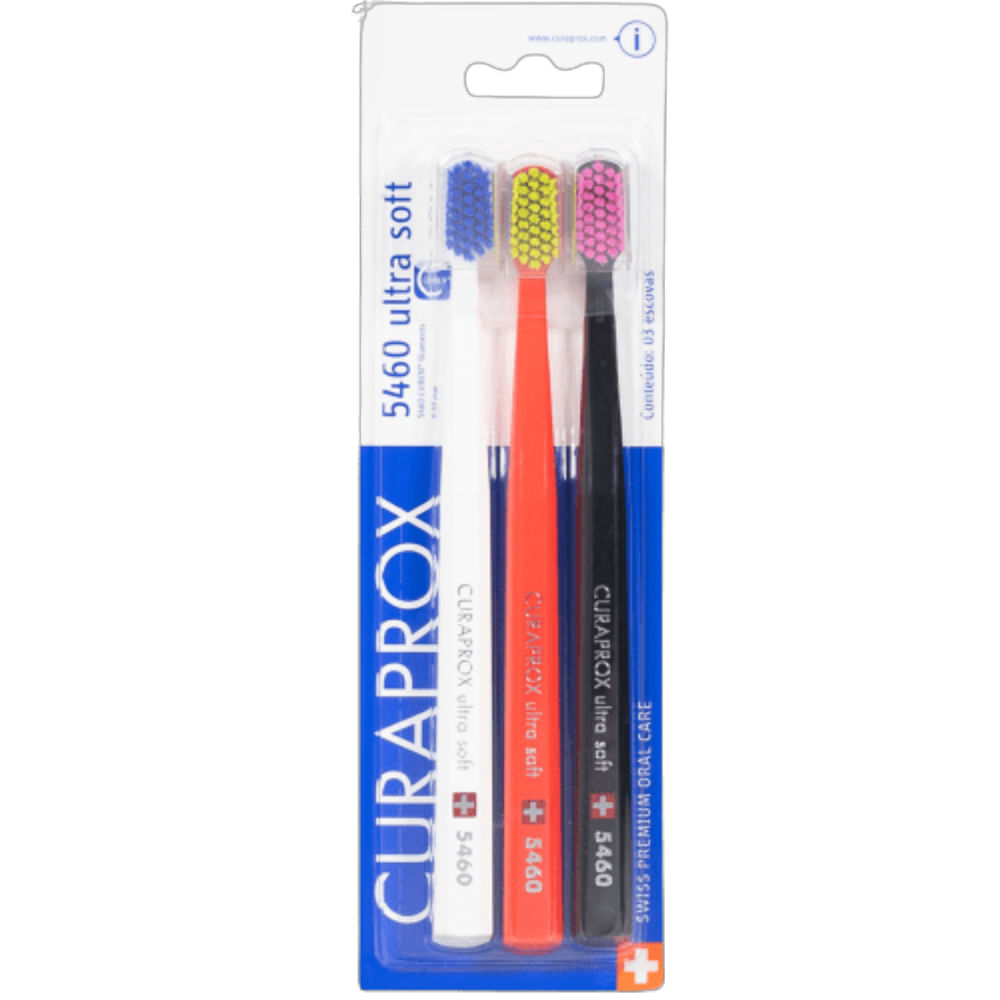 Curaprox Ultra Soft Trio Adulto - Escova de Dentes  5460