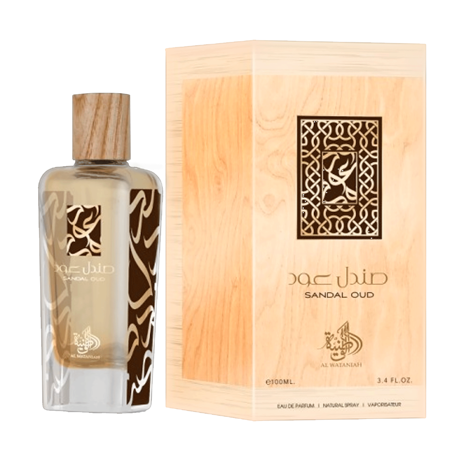 Perfume Árabe Unissex Al Wataniah Sandal Oud Eau de Parfum 100ml