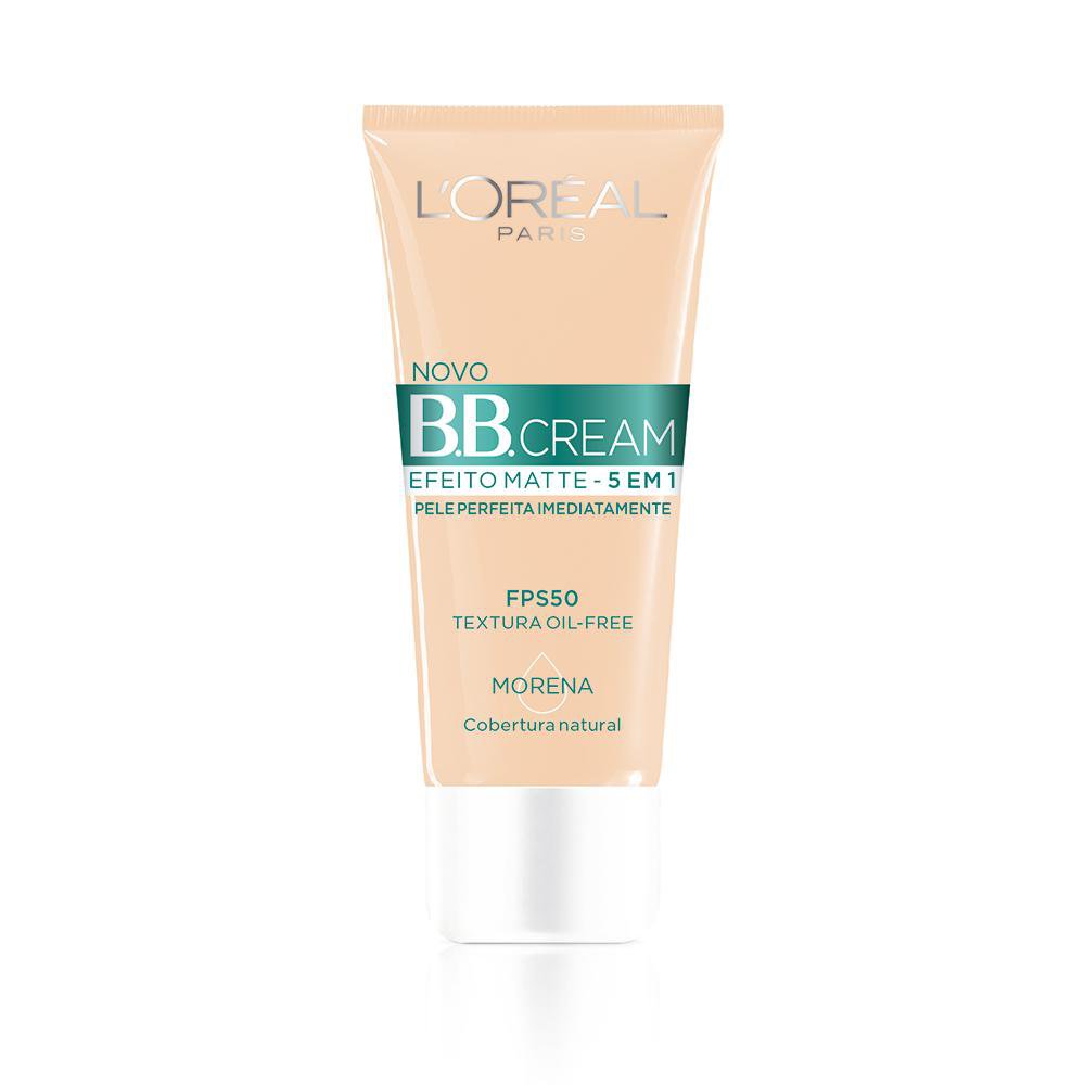 BB Cream L'oreal Matte 5 Em 1 Morena FPS50 30ml