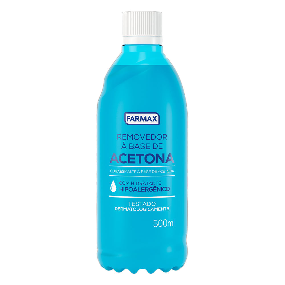 Removedor de Esmalte Farmax a Base de Acetona 500ml