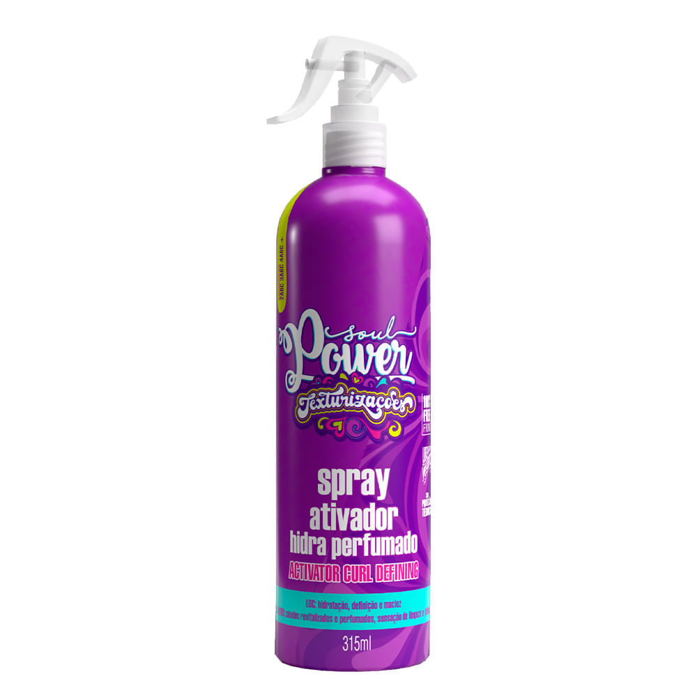 Spray Ativador Soul Power Texturização Hidra Perfumado 315ml