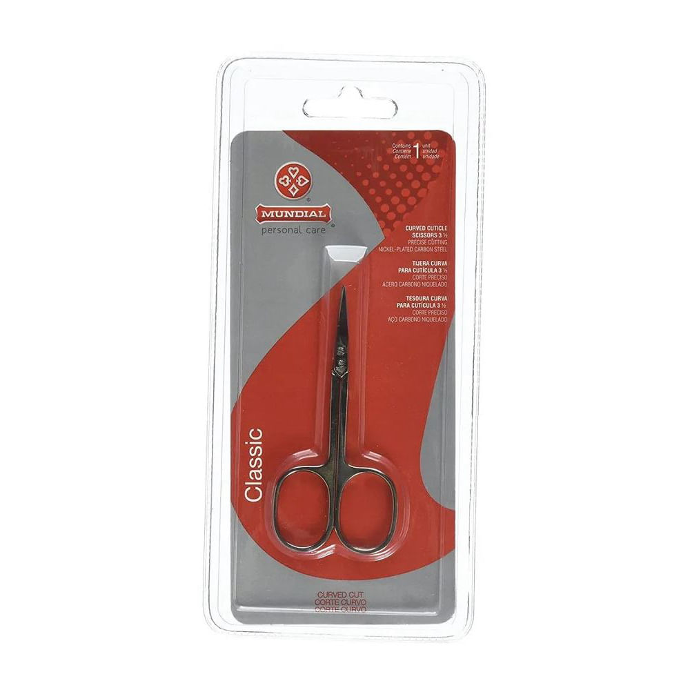 Tesoura Para Unhas Mundial Classic Curva Bc-427