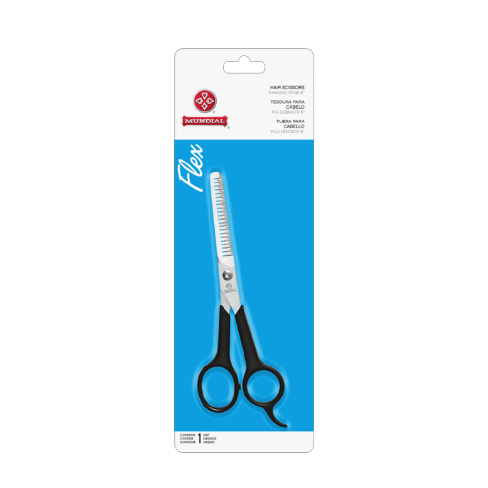 Tesoura Mundial Cabelo Desbas Flex 753-6