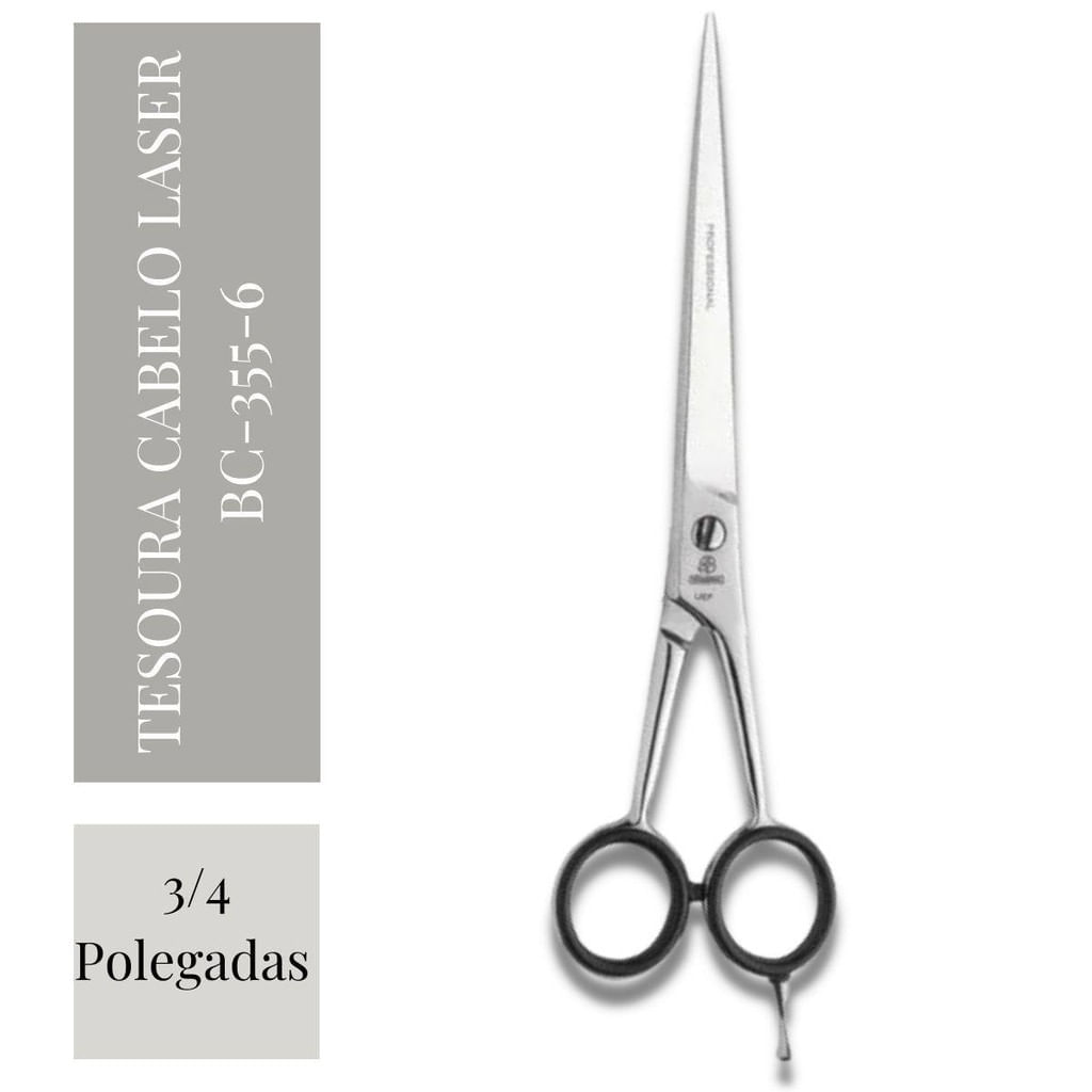 Tesoura Mundial Cabelo Bronze Bc-355-6