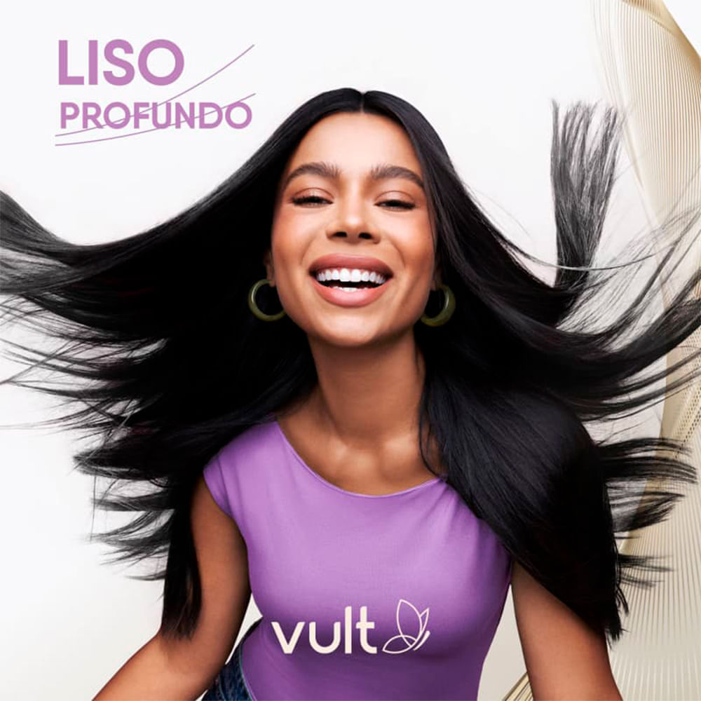Creme Defrizante Vult Cabelos Liso Profundo 100ml