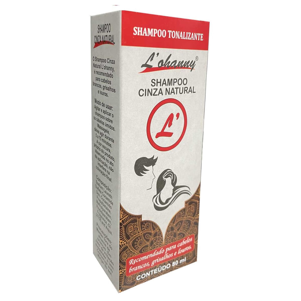 Shampoo Lohanny Cinza Natural 80ml