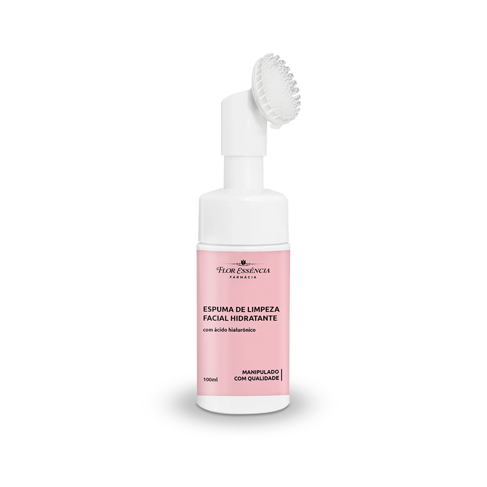 ESPUMA DE LIMPEZA FACIAL HIDRATANTE COM ÁCIDO HIALURÔNICO 100 ML
