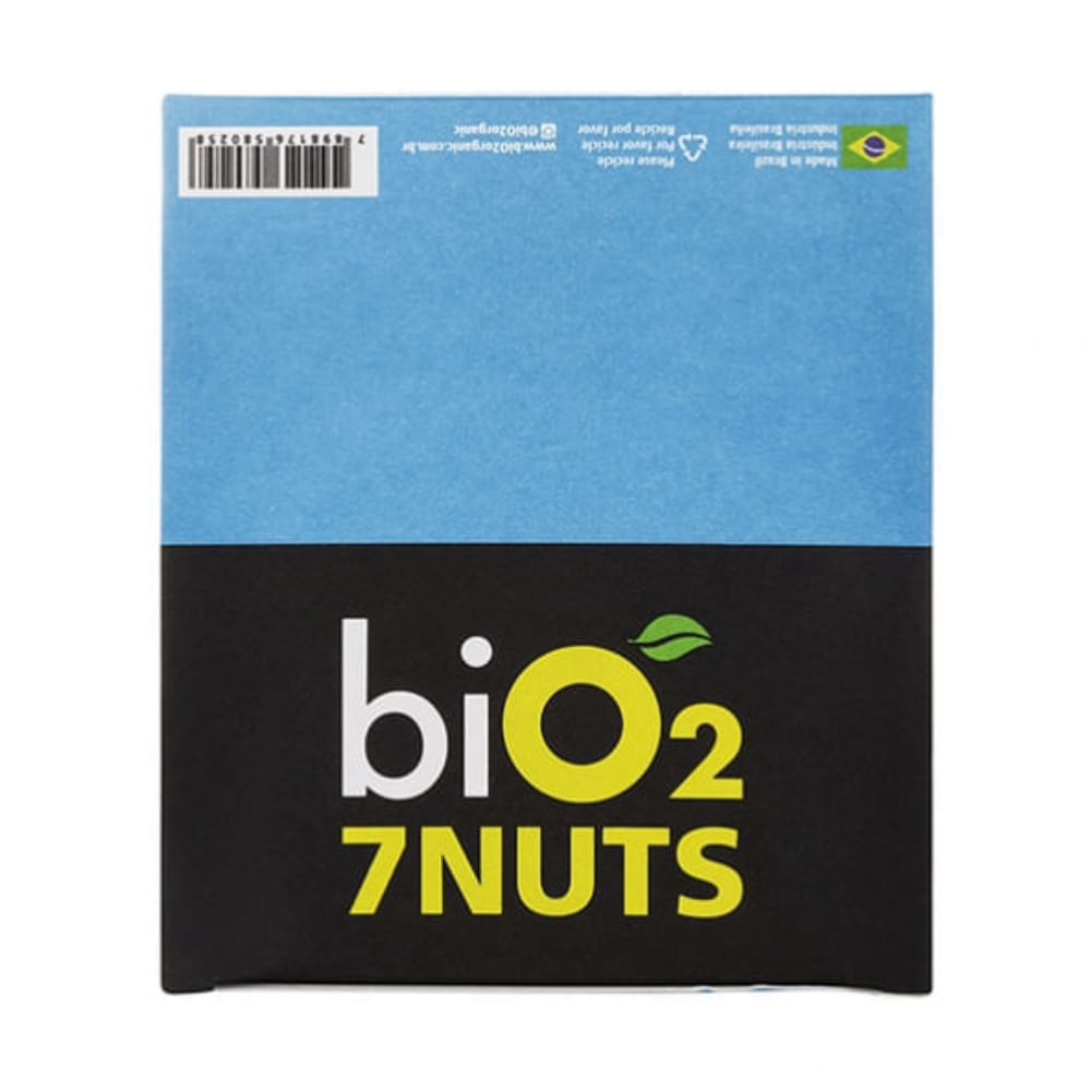 Barra de Castanhas e Frutas - biO2 7 Nuts Coco 25gx12 - biO2
