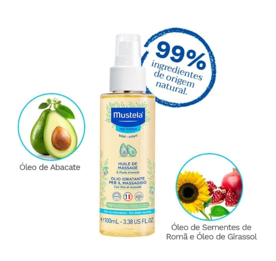 Mustela Bebe Óleo de Massagem 100ml