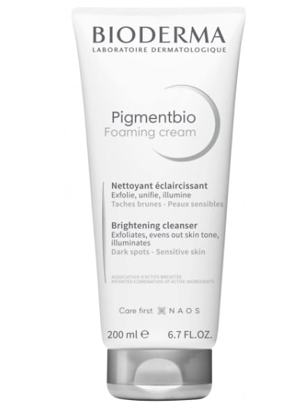 Pigmentbio Foaming Cream Creme De Limpeza Clareador Bioderma 200ml