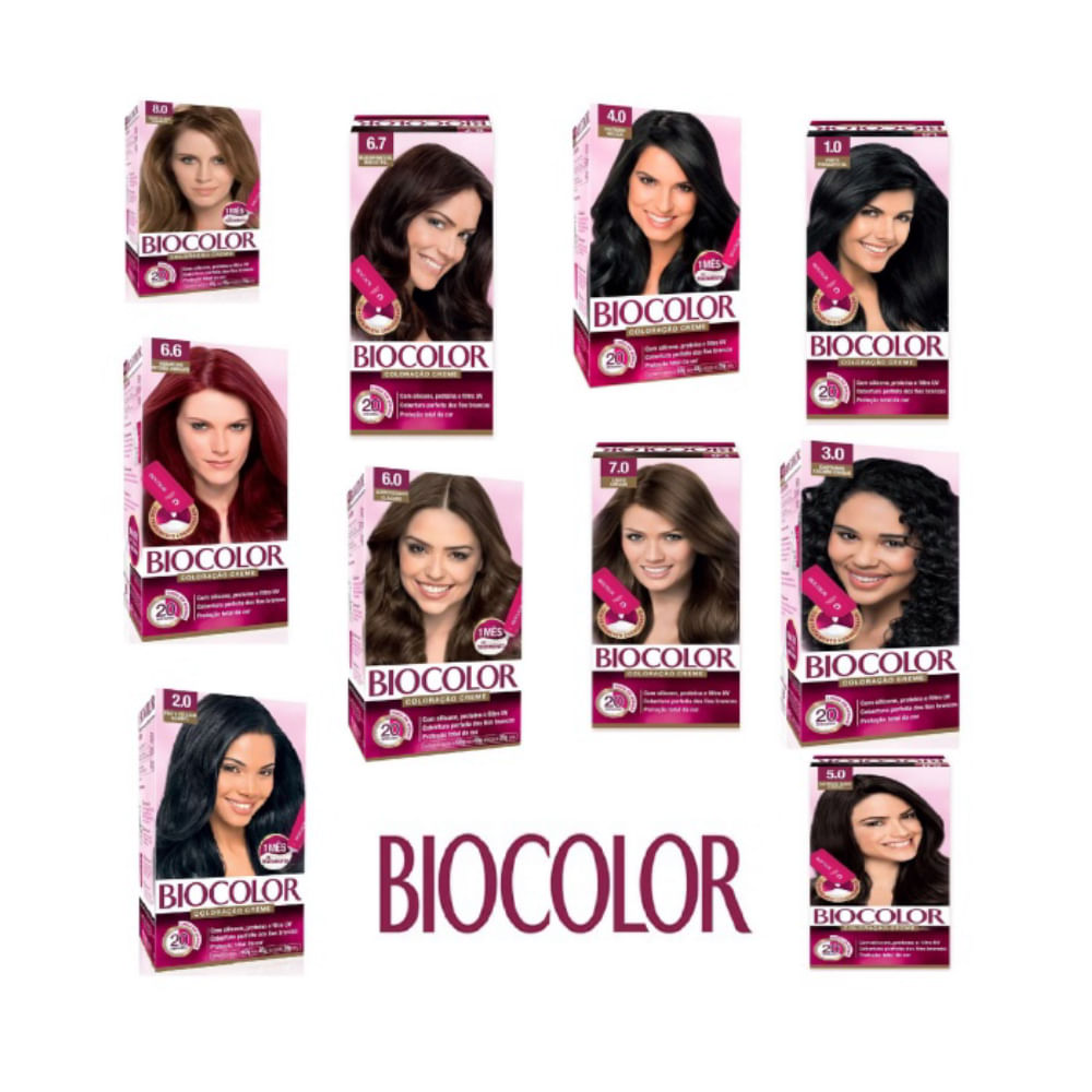 Tinta de Cabelo Biocolor Mini Cor: 6.0 Louro Escuro Clássico