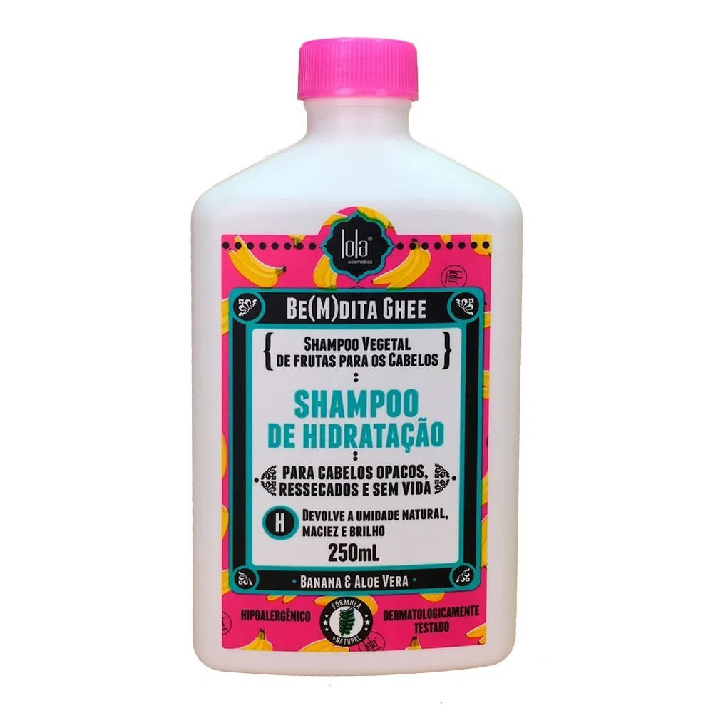 Shampoo De Hidratação Lola Be(m)dita Ghee Banana & Aloe Vera 250ml