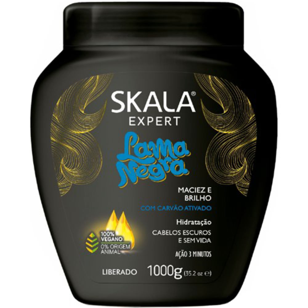 Creme de Tratamento Lama Negra 1Kg Skala
