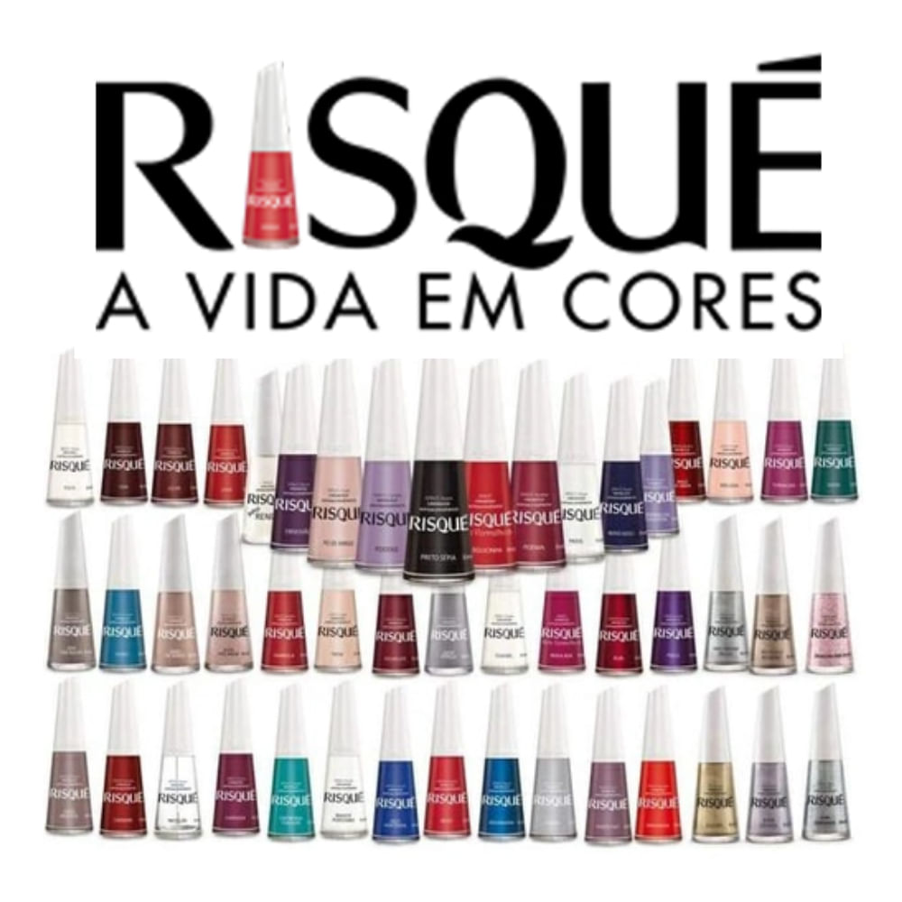 Risque Esmalte Cremoso Cor: Carmim