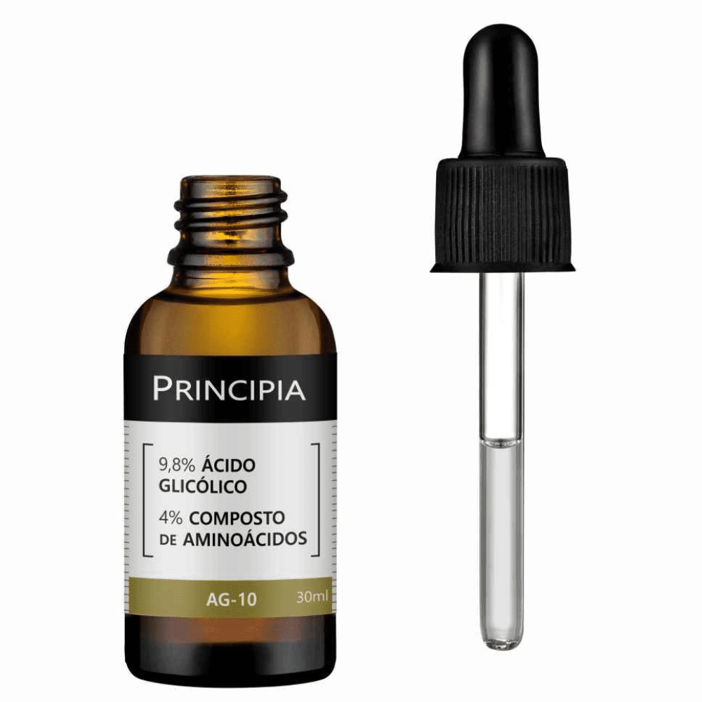 Principia Sérum Skincare 9,8% Ácido Glicólico + Aminoácidos AG-10 Com 30ml