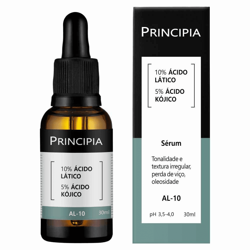Principia Sérum Skincare 10% Ácido Lático + 5% Ácido Kójiko AL-10 Com 30ml