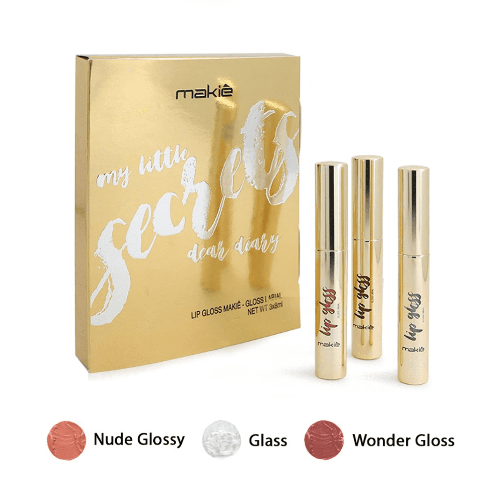 Makiê Kit Lip Gloss My Little Secret