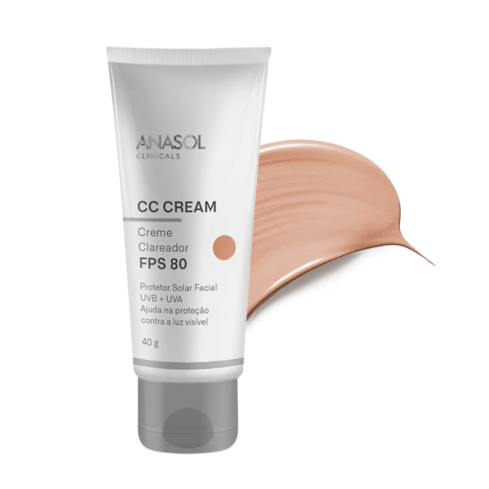 Anasol Cc Protetor Solar Cream Facial Fps80 40g