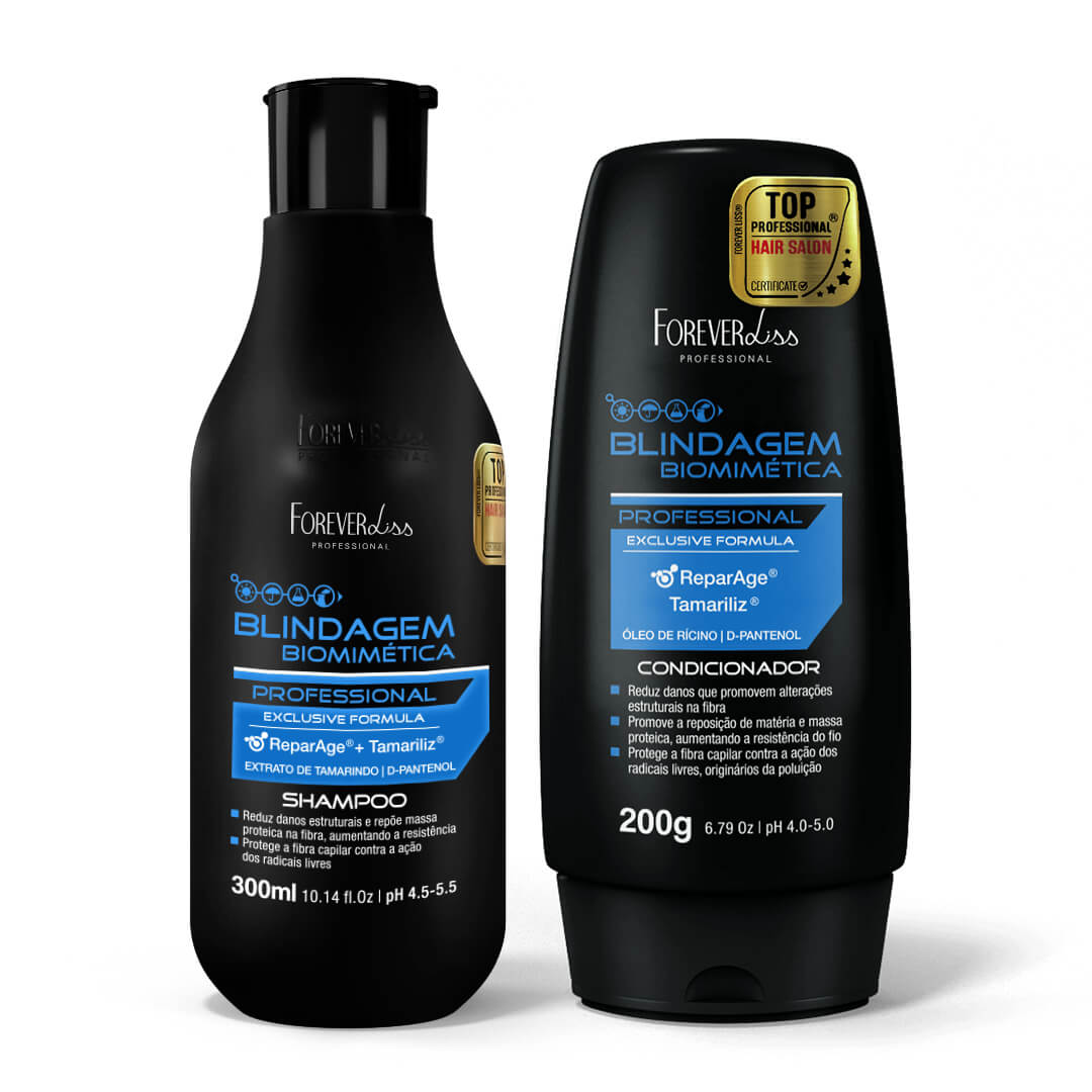 Kit Shampoo e Condicionador Blindagem Capilar Forever Liss