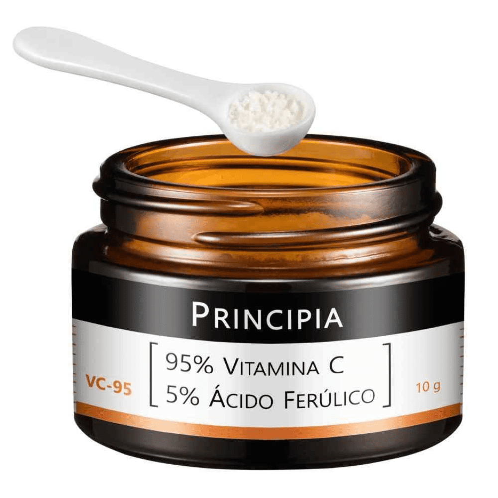 Principia Skincare Pó Ultrafino Vitamina C Pura 95% + 5% Ácido Ferúlico VC-95