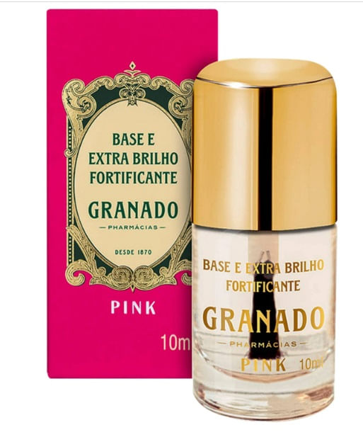 Granado Pink Base e Extra Brilho Fortificante 10ml