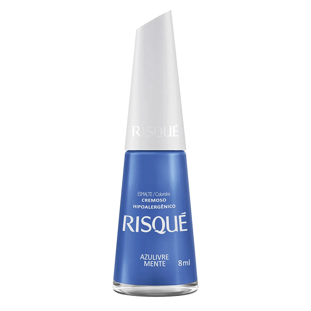 Risque Esmalte Cremoso Cor: Azulivre Mente