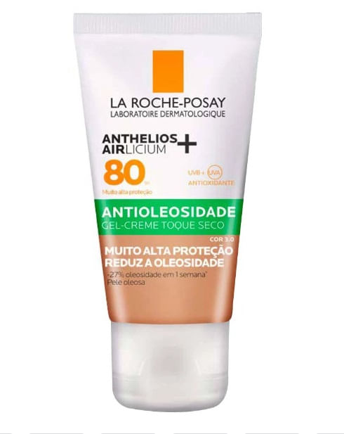Protetor Solar Facial Anthelios Airlicium FPS80 - 3.0