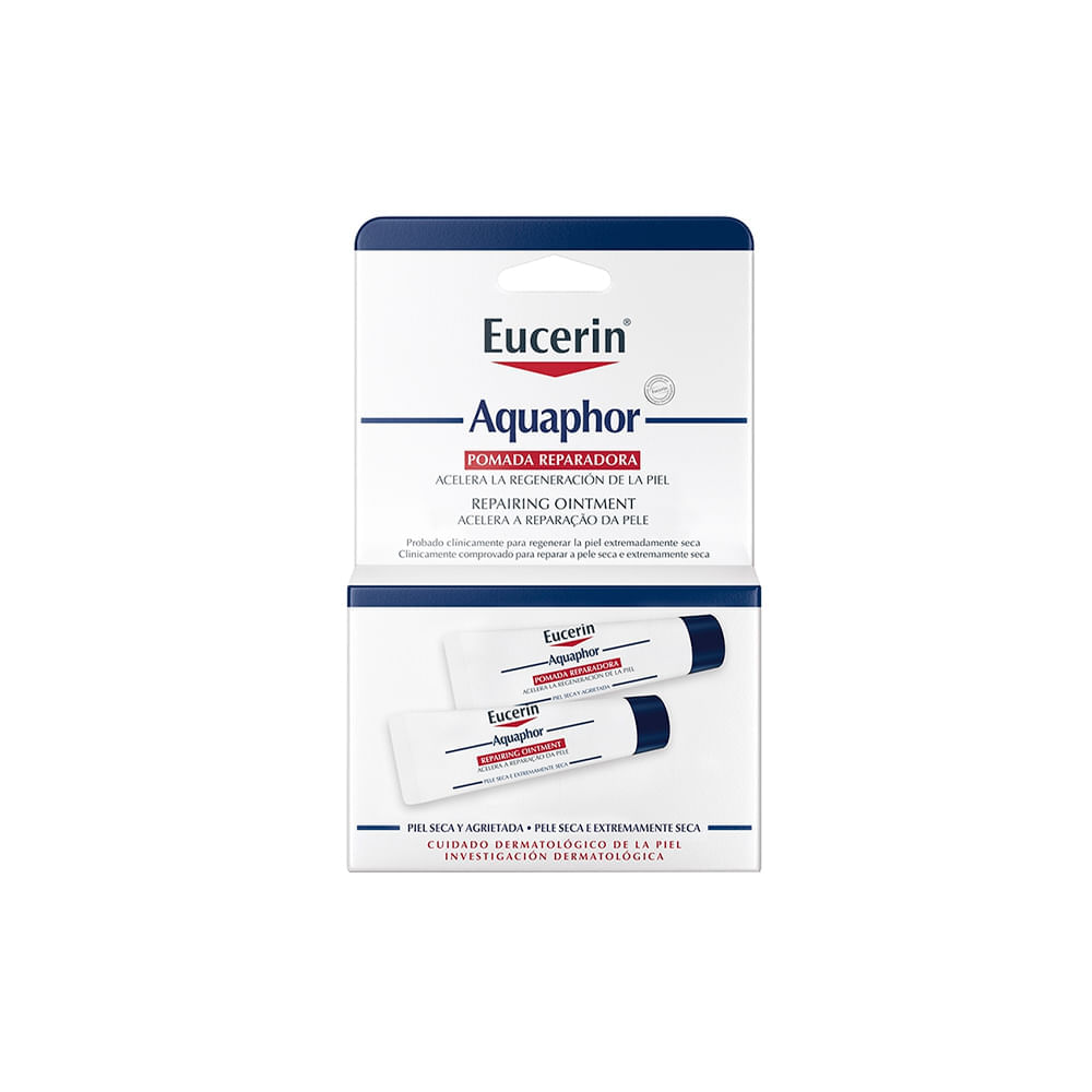 Kit de Pomada Reparadora Eucerin Aquaphor 2 x 9 g