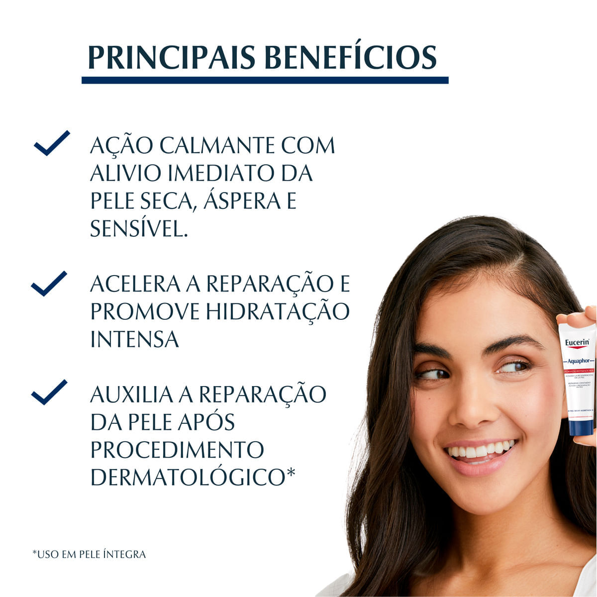 Kit de Pomada Reparadora Eucerin Aquaphor 2 x 9 g
