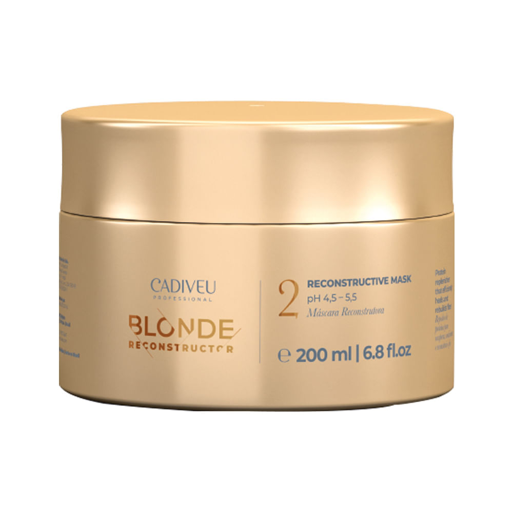 Máscara de Reconstrução Cadiveu Professional Blonde Reconstructor 200 ml