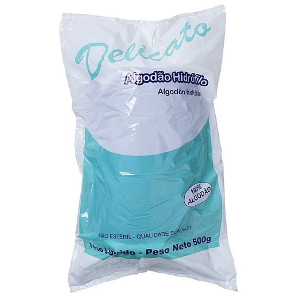 Algodão Hidrófilo Delicato Cremer 500g - Unidade