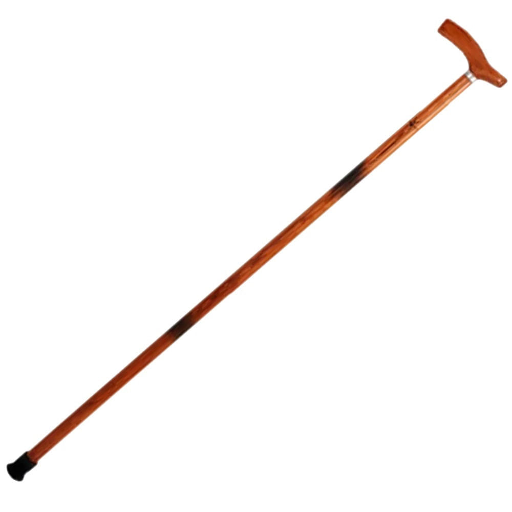 Bengala Ortopédica T29 Madeira Natural Decorada