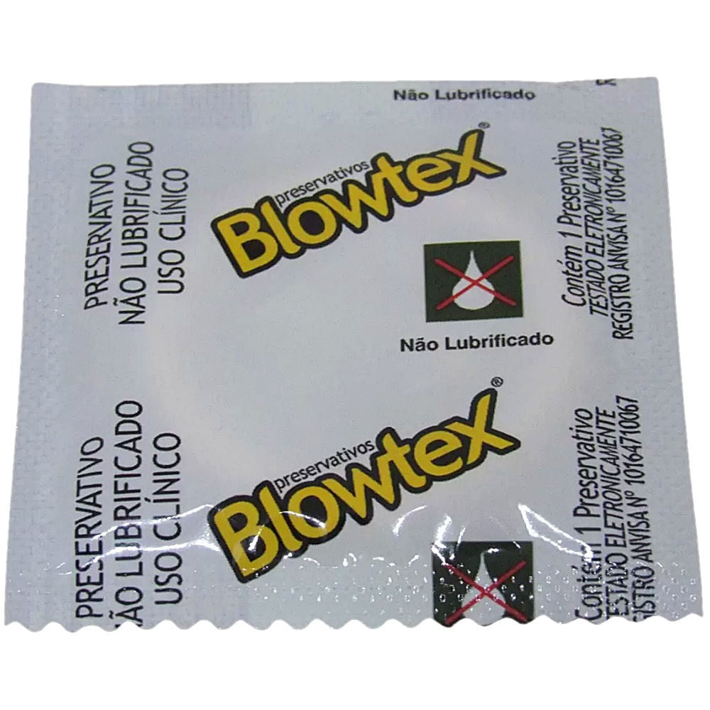Preservativo Clínico Blowtex Não Lubrificado - Unidade
